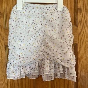 Pacsun floral skirt